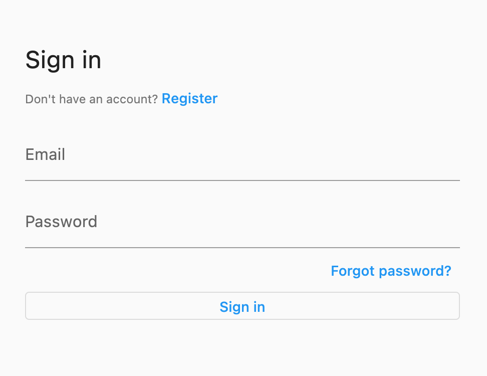 FlutterFire UI Auth Theming - default email form style